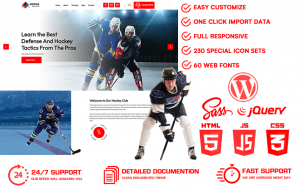 Hocka - Hockey Club WordPress Theme