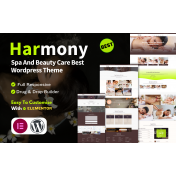 Harmony Beauty Care Spa Salon Wordpress Theme