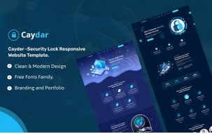 Caydar Cyber Security WordPress Theme