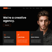 Creative Melon-One Page Creative Agency WordPress Theme
