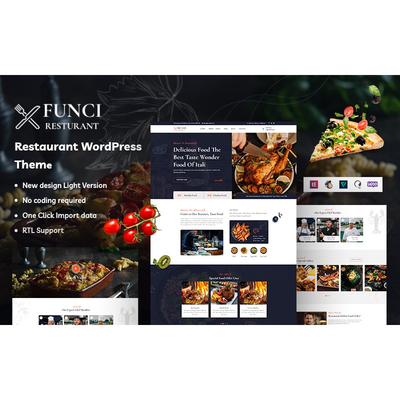 Funci - Restaurant WordPress Theme