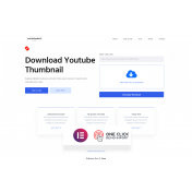 Youtube thumbnail Grabber - Youtube thumbnail Downloader One Page WordPress Theme
