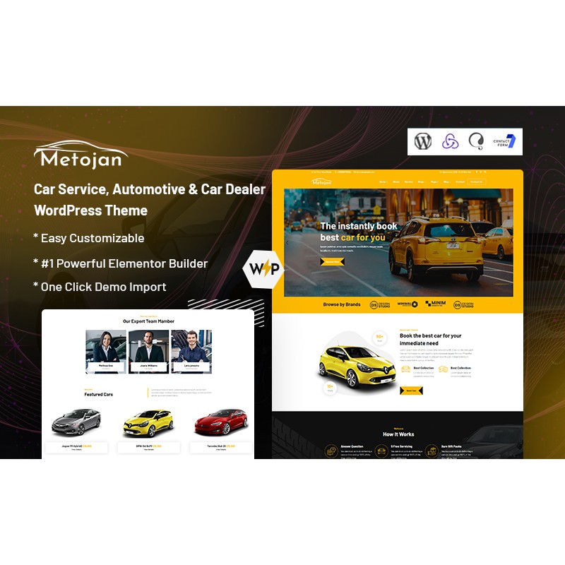 Metojan - Car Service, Automotive & Car Dealer WordPress Theme