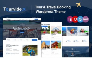 Tourvide - Tour Travel Booking Elementor Wordpress Theme