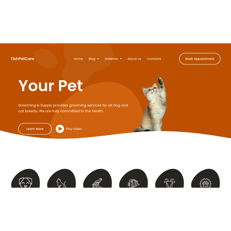 TishPetCare - Pet Care WordPress Theme