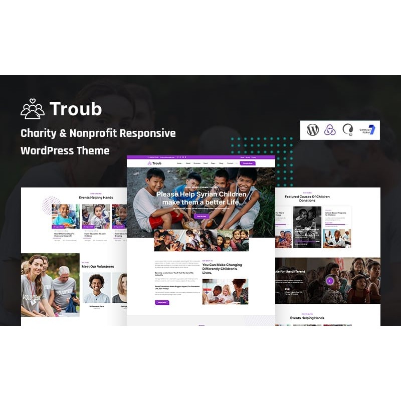 Troub - Charity & Nonprofit WordPress Theme
