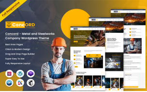 Concord - Metal and Steelworks Company Wordpress Theme
