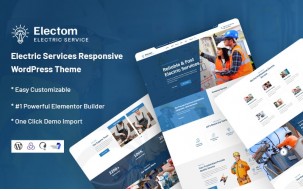Electom - Electric Services WordPress Theme