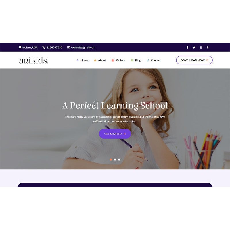 UniKids Pro - Unique and Modern Kids WordPress Theme