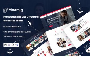 Visamig - Immigration and Visa Consulting WordPress Theme