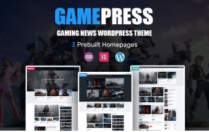 GamePress - Gaming News WordPress Theme