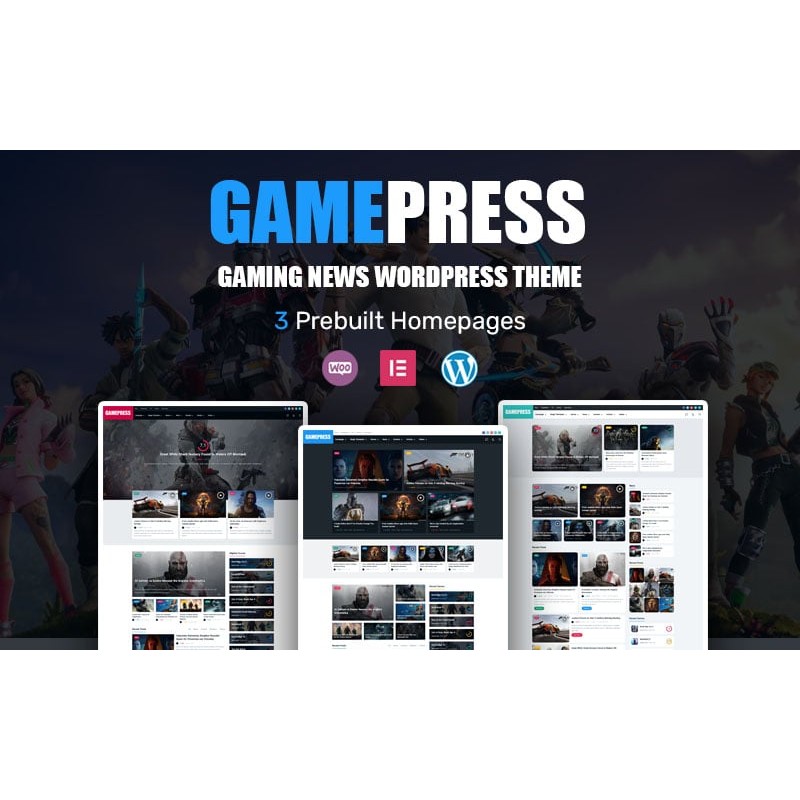 GamePress - Gaming News WordPress Theme