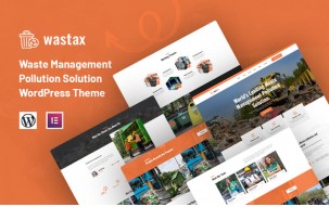 Wastax - Waste Management Pollution Solution WordPress Theme