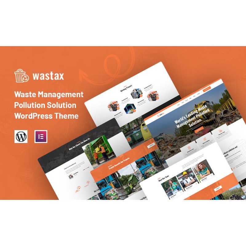 Wastax - Waste Management Pollution Solution WordPress Theme