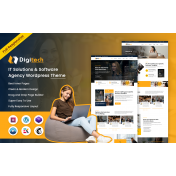 DigiTech - IT Solutions & Software Agency WordPress Theme