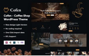 Cofen - Coffee Shop WordPress Theme