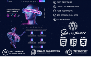 Cointex - NFT & Crypto & Metaverse WordPress Theme
