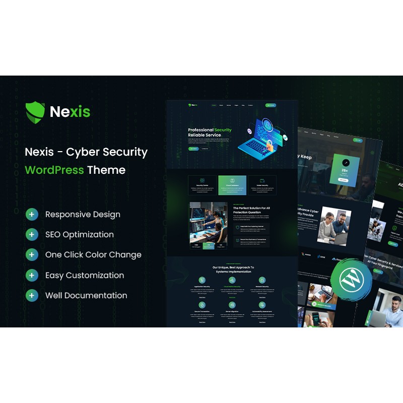 Nexis - Cyber Security WordPress Theme