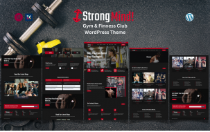 Strong Mind - Gym & Fitness Club WordPress Theme