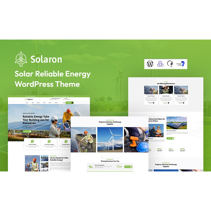 Solaron - Solar Reliable Energy WordPress Theme