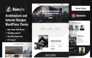 Homvila - Architecture and Interior Design WordPress Theme