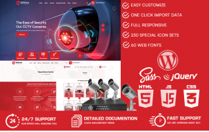 SafeLens - CCTV & Security Systems WordPress Theme