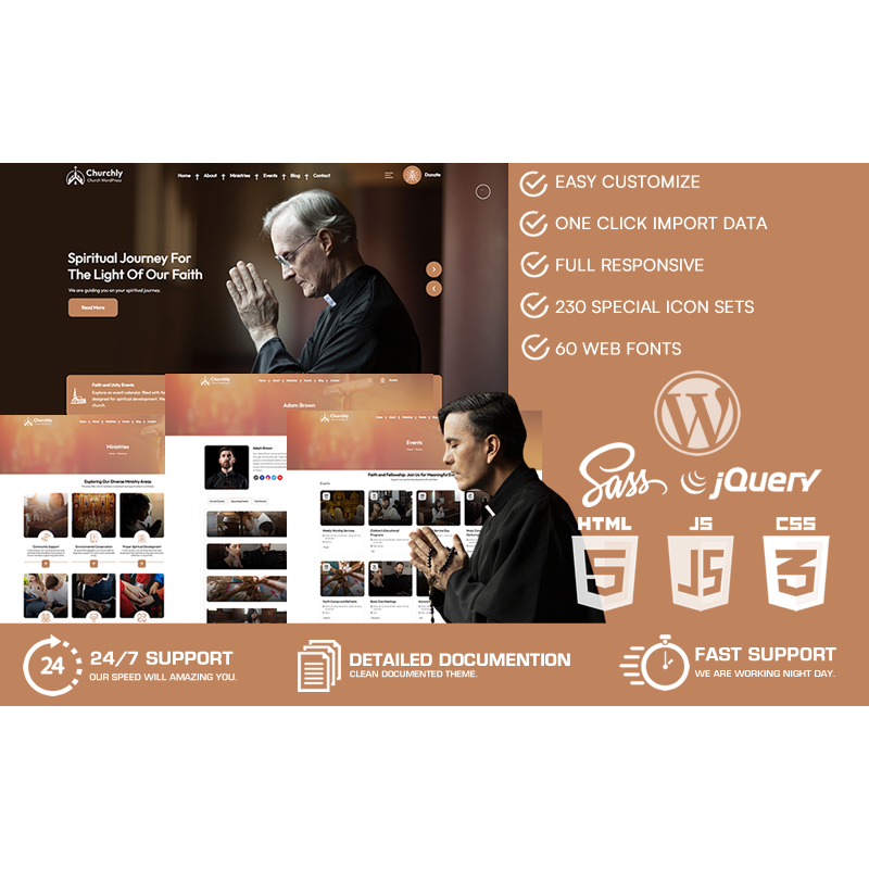 Churchly - Church WordPress Theme
