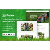 Gaten - Gardening and Landscaping WordPress Theme