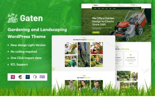 Gaten - Gardening and Landscaping WordPress Theme