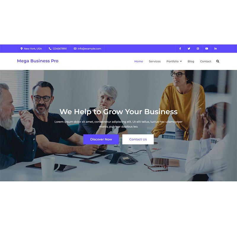 Mega Business Pro - Elementor Business Theme