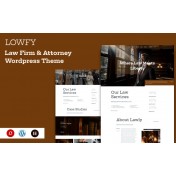 Lowfy - Law Firm & Attorney Wordpress Theme