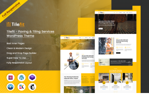 Tilefit - Paving & Tiling Services WordPress Theme