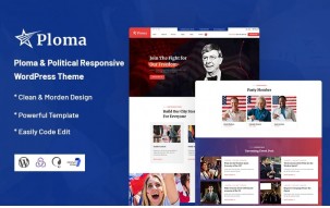 Ploma - Political Responsive WordPress Theme