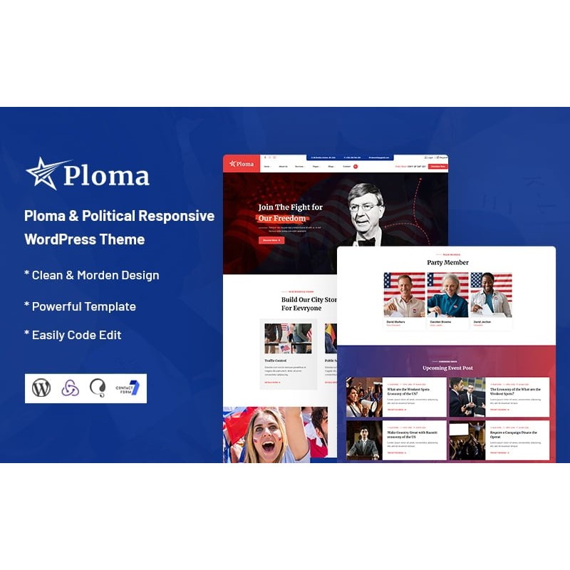 Ploma - Political Responsive WordPress Theme