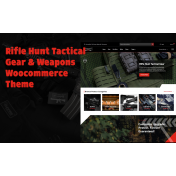 Rifle Hunt Gun Shop Woocommerce WordPress Theme
