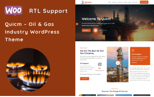 Quicm - Oil and Gas Industrial WordPress theme