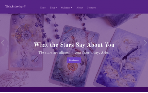TishAstrology2 &ndash; Astrology WordPress Theme