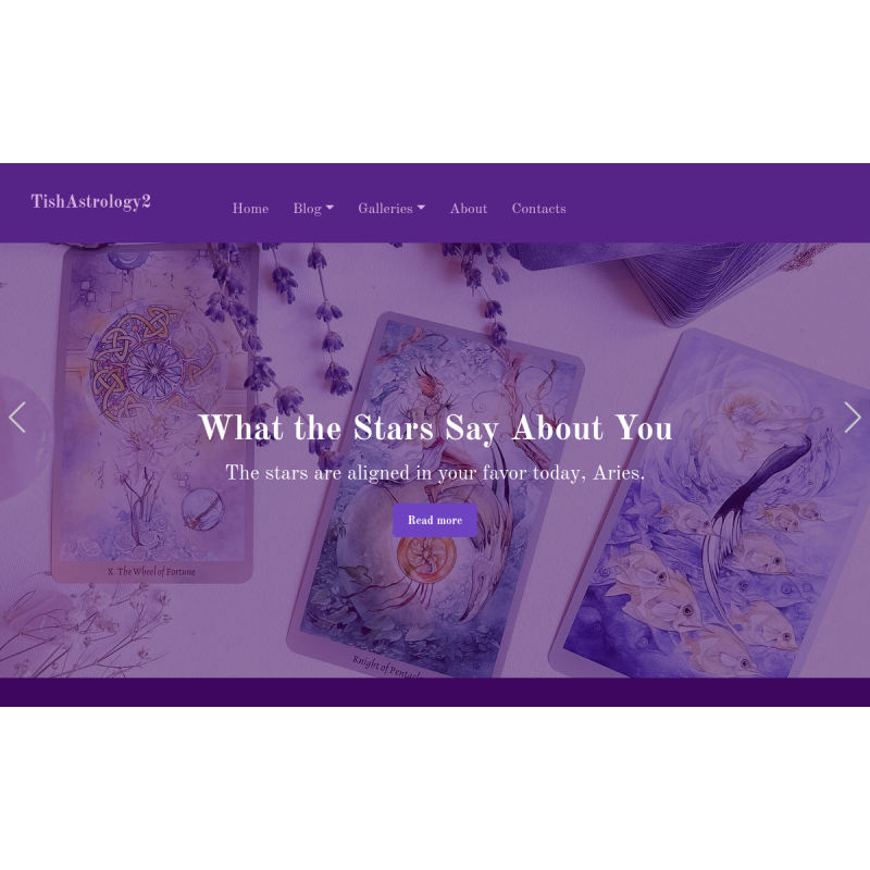TishAstrology2 &ndash; Astrology WordPress Theme