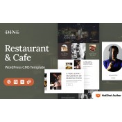 Dine - Restaurant And Cafe WordPress Elementor Theme