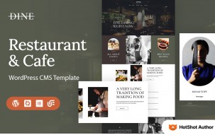 Dine - Restaurant And Cafe WordPress Elementor Theme