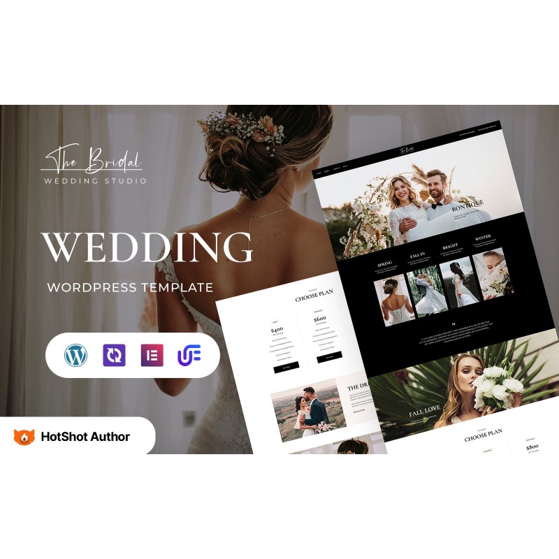 The Bridal - Wedding Studio WordPress Elementor Theme