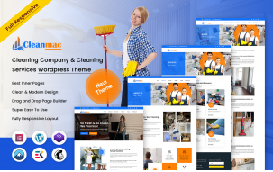 Cleanmac - Cleaning Company and Cleaning Services Wordpress Theme
