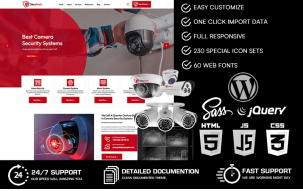 Secutech - Home Automation & Camera Security Systems WordPress Theme