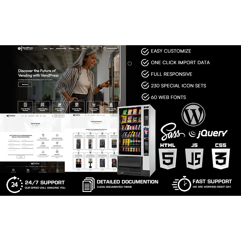 VendPress - Vending Machines WordPress Theme