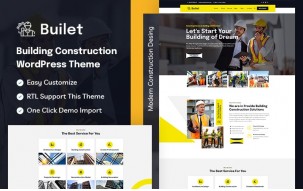 Builet - Building Construction WordPress Theme