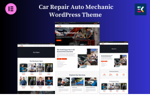 Car Repair Auto Mechanic WordPress Theme