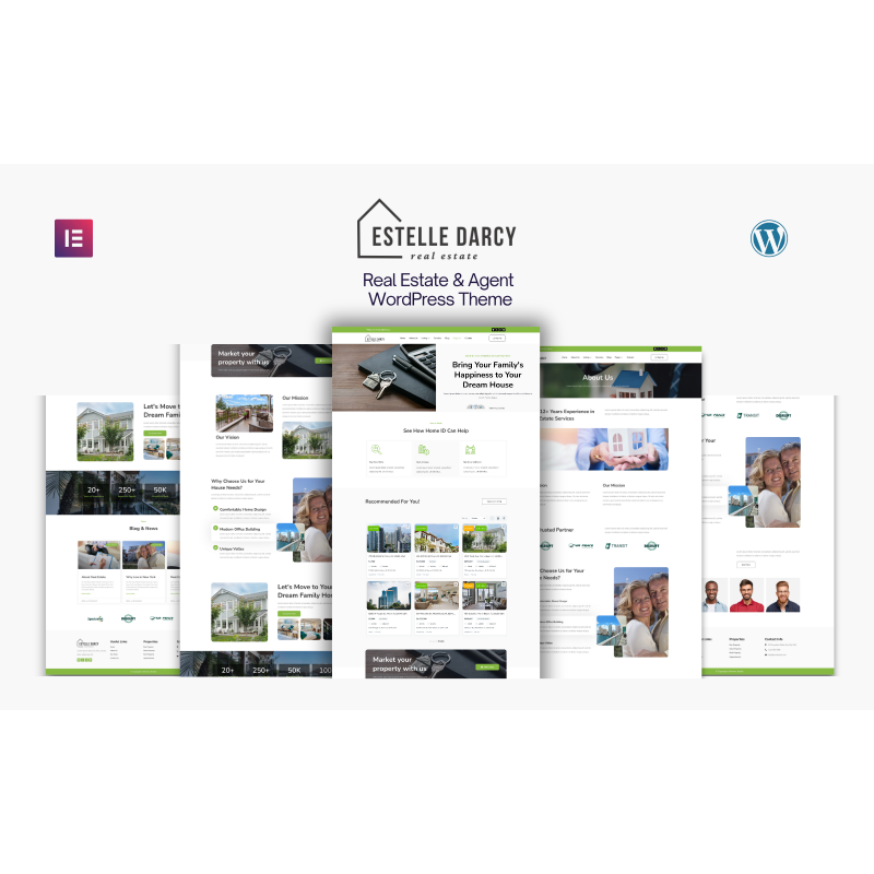 Estelle Darcy - Real Estate & Agent WordPress Theme