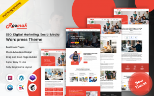 Rocmak - SEO, Digital Marketing, Social Media WordPress Theme