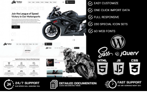 Turbox - Motor Sports WordPress Theme