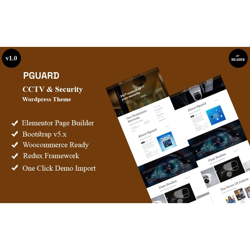 Pguard - CCTV & Security Wordpress Theme